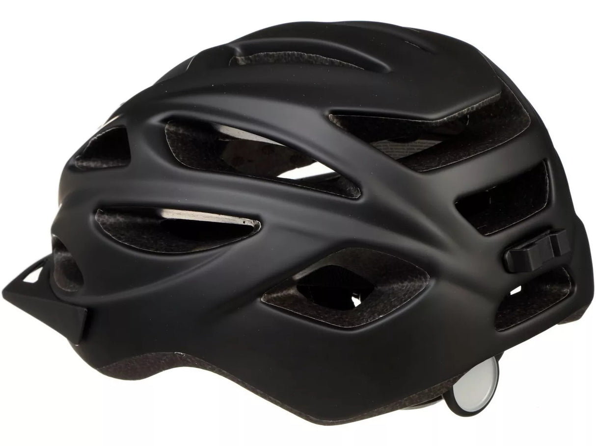 Halfords Transfer Unisex Adult Cycling Helmet - Black - Medium 52-58cm