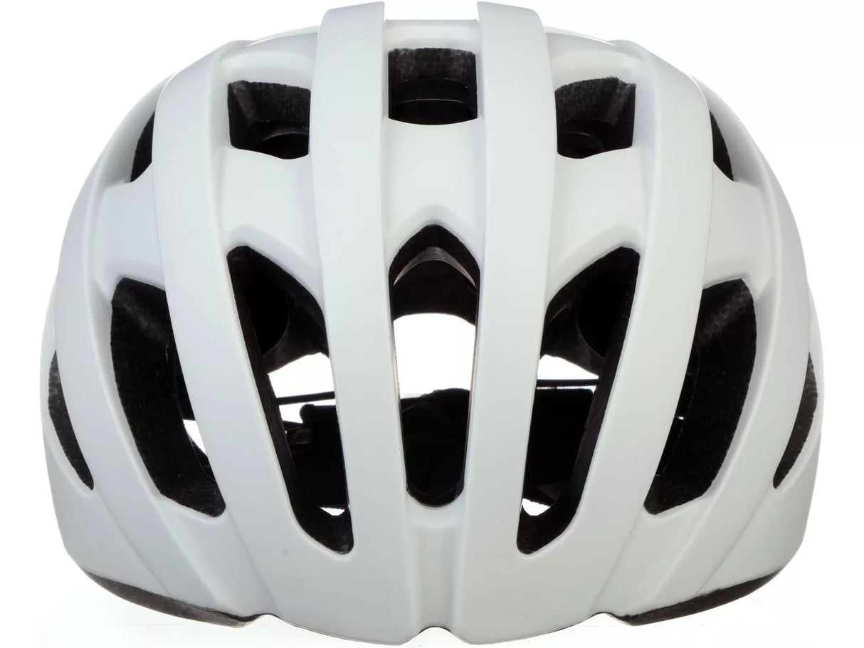 Halfords Unisex Adults Lightweight Road Cycling Helmet - White - M (54-58cm)