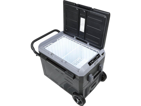 Halfords Advanced 50L Compressor Coolbox With LED Display - Black/Grey