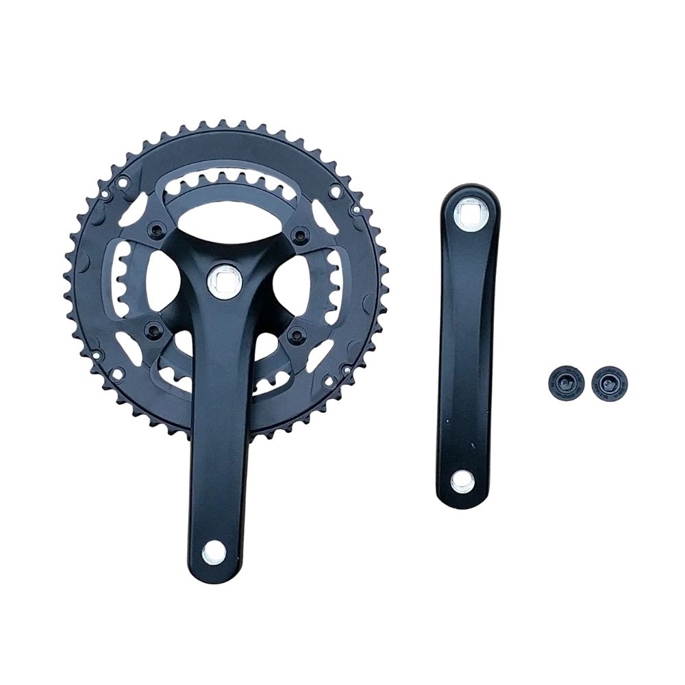 Prowheel FCW RPL-521 LG01-34T 165mm Crankarm Aluminium Crankset - Black