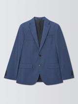 John Lewis Easton Super 100's Wool Regular Fit Suit Jacket - Mid Blue 38R