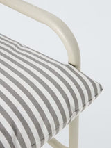 John Lewis Marcy Striped All-weather Sling Garden Patio Chair - Greige