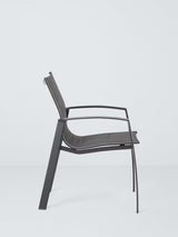 John Lewis Tampa Outdoor Garden Conservatory Dining Chair Set of 2 - Grey