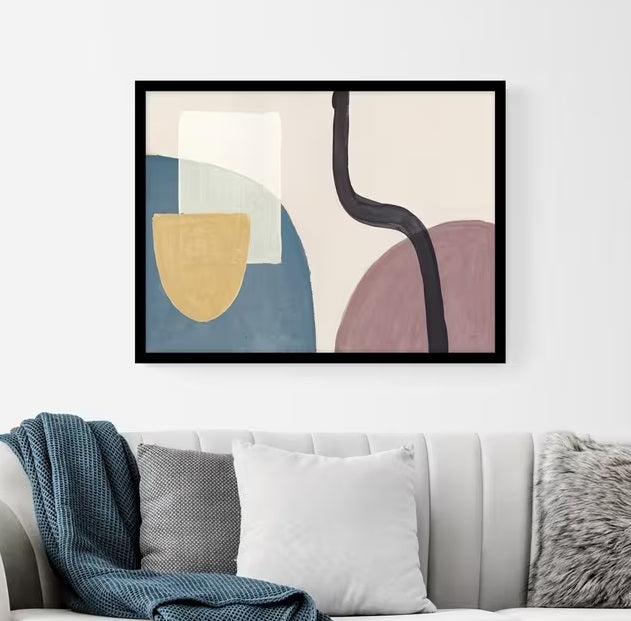 John Lewis Mary Urban 'Sandy Balance 1' Framed Print 63.5 x 83.5cm - Multi