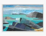 John Lewis Jan Weiss 'Carmel Coast' Framed Canvas Print 64 x 94cm - Multi