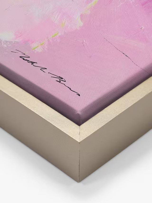 Natasha Barnes Cherry Pop Blossom Framed Canvas Print 64 x 124cm - Multi