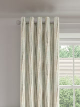 John Lewis Mica Weave Pair Lined Eyelet Curtains W228 x Drop 228cm - Gold
