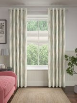 John Lewis Mica Weave Pair Lined Eyelet Curtains W228 x Drop 228cm - Gold