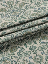 John Lewis Avani Weave Pair Lined Pencil Pleat Curtains 228 x 228cm - Green