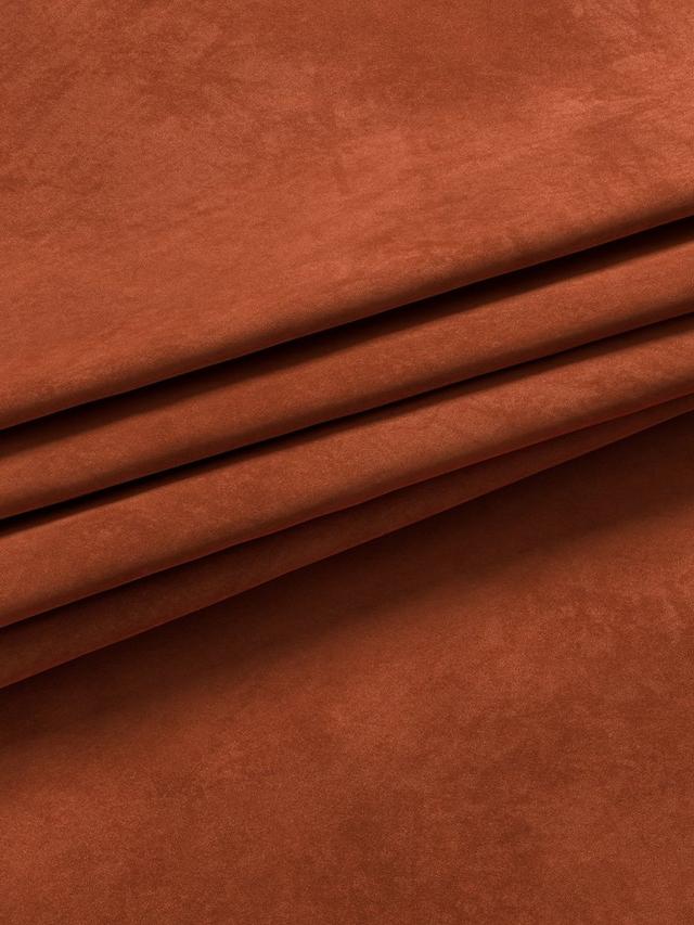 John Lewis Velvet Pair Lined Pencil Pleat Curtains W228 x Drop 274cm  Sienna
