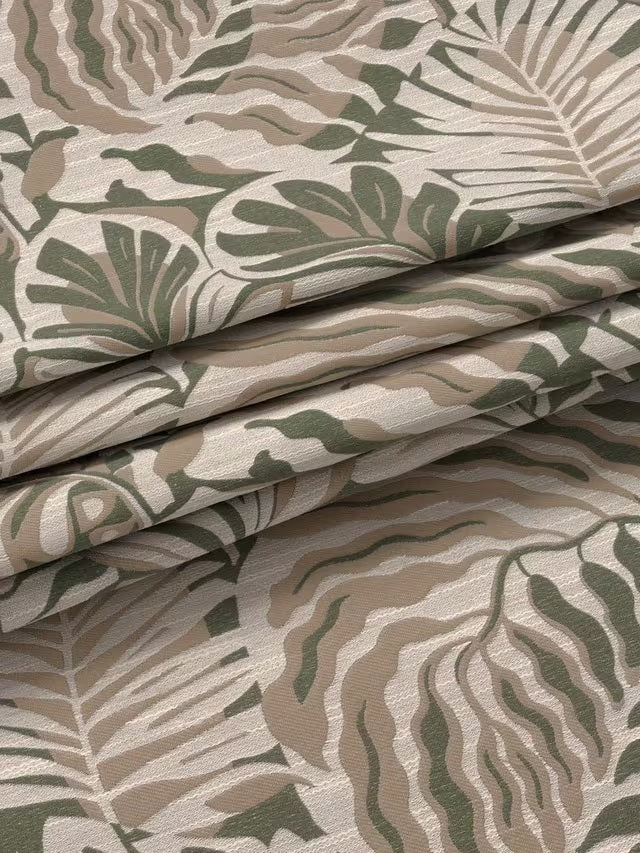 John Lewis Caladium Pair Lined Eyelet Curtains W228 x Drop 182cm - Avocado