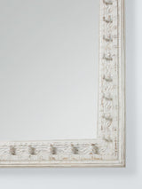 John Lewis Rajasthan Carved Wood Rectangular Wall Mirror 70 x 50cm White