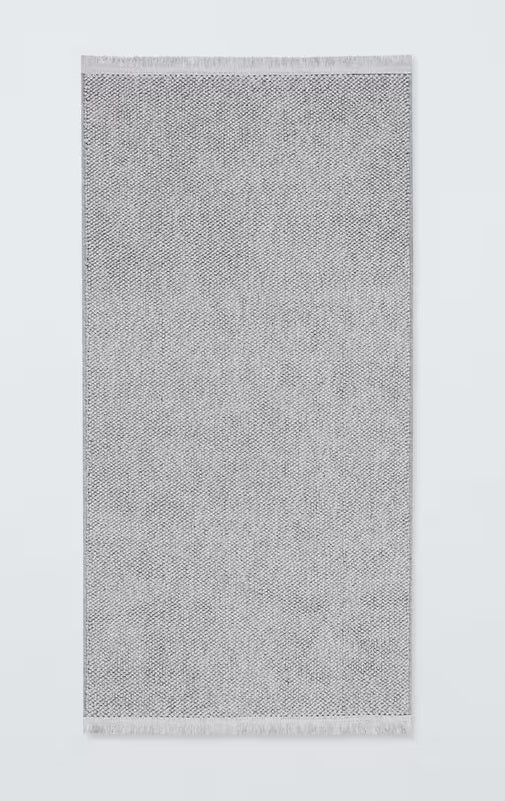 John Lewis Easy Care Rectangular Shaggy Rug L230 x W160cm - Natural Marl