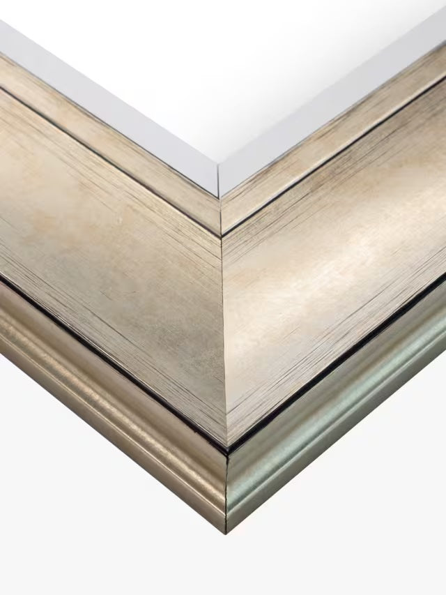 John Lewis Sara Otter 'Golden Glow' Framed Print 70 x 70cm - Blue/Green