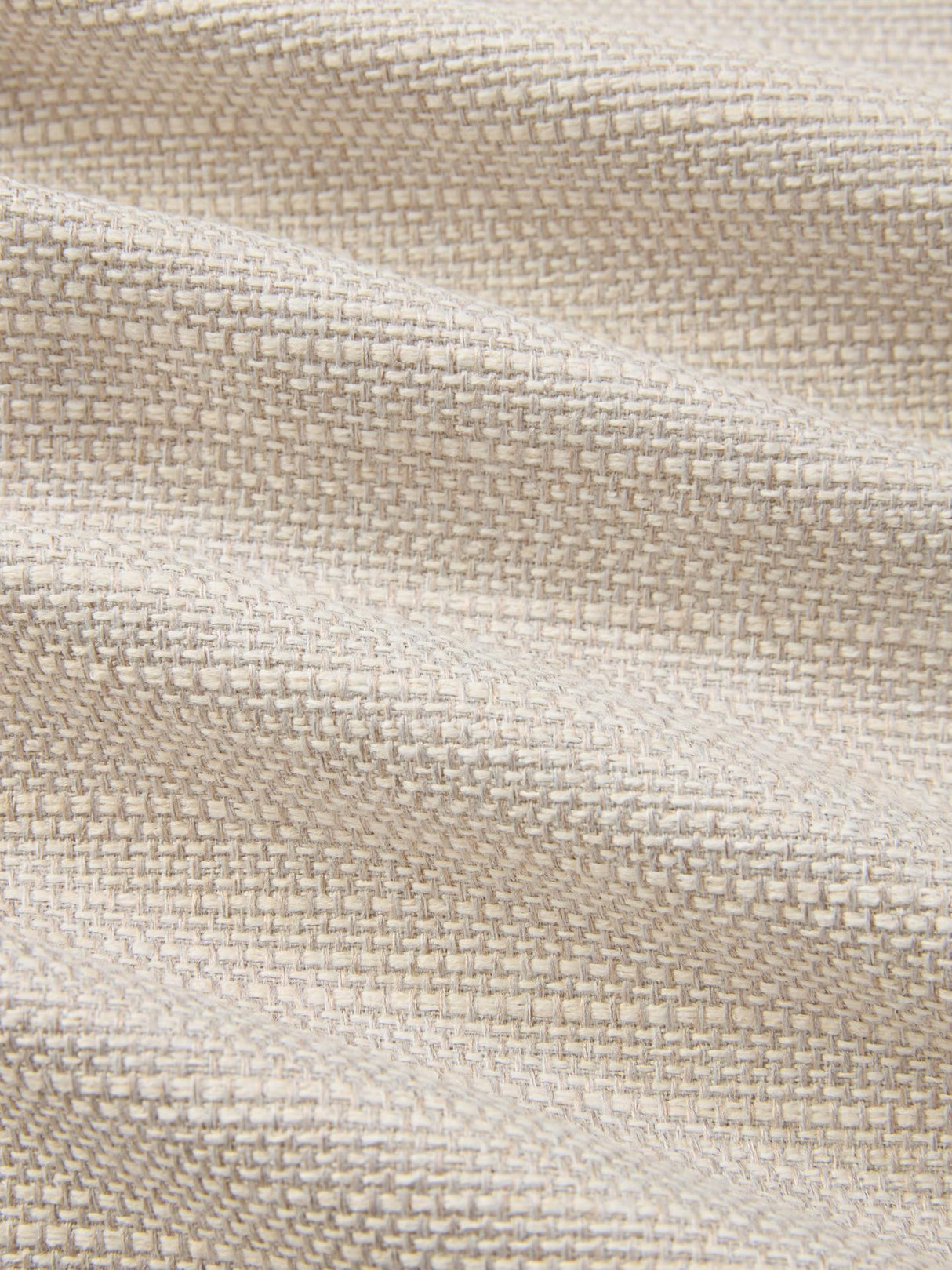 John Lewis Tonal Yarn Pair Lined Pencil Pleat Curtains Alabaster W228x137cm