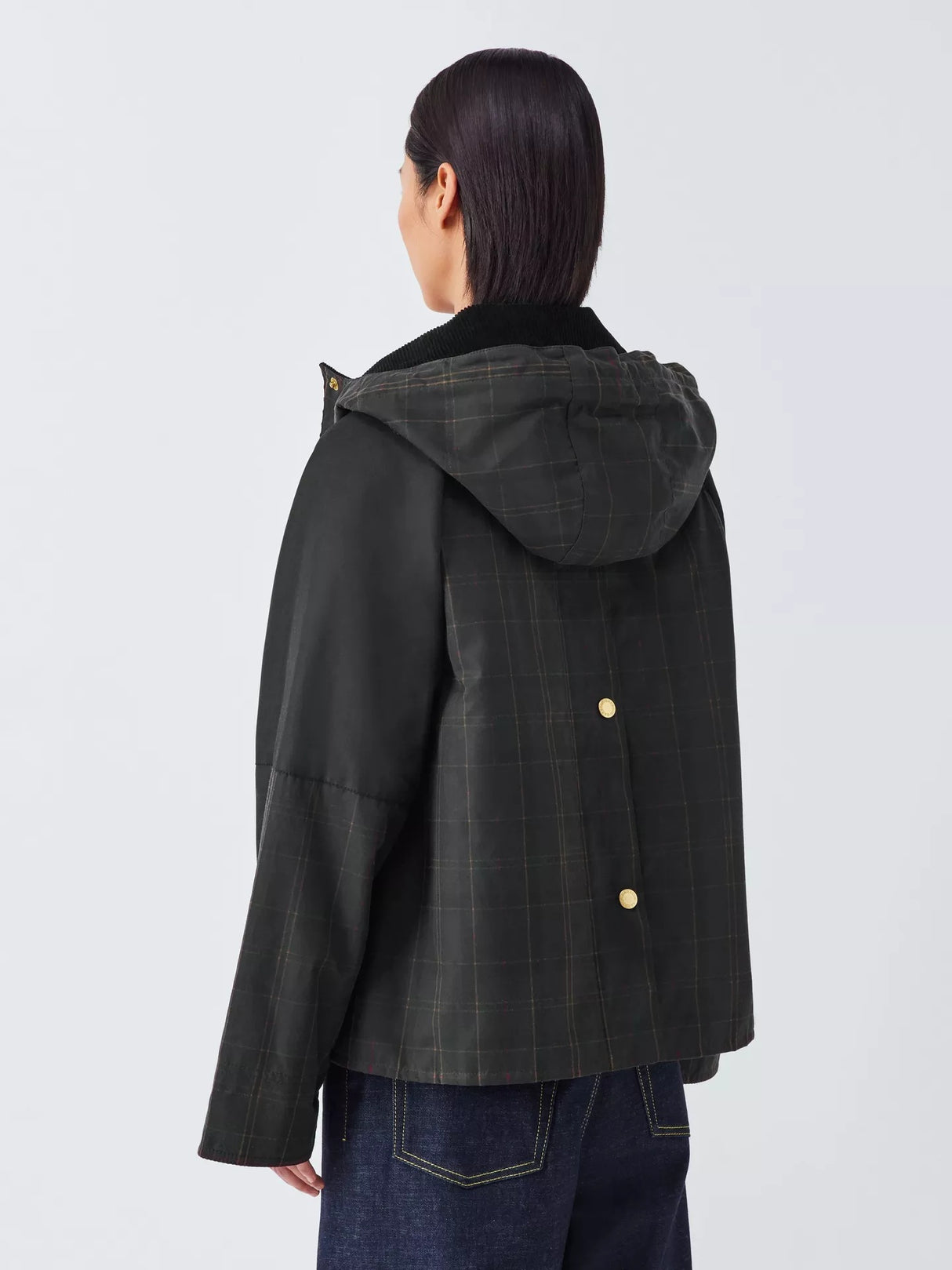 Barbour Women's Lanton Classic Waxed Cotton Jacket - Dark Green - UK 14