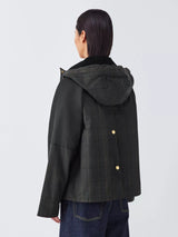 Barbour Women's Lanton Classic Waxed Cotton Jacket - Dark Green - UK 14