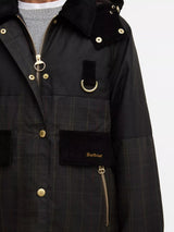 Barbour Women's Lanton Classic Waxed Cotton Jacket - Dark Green - UK 14