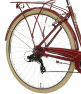 Pendleton Somerby Women's 7-Speed Hybrid Bike - Maroon Red - Small Frame