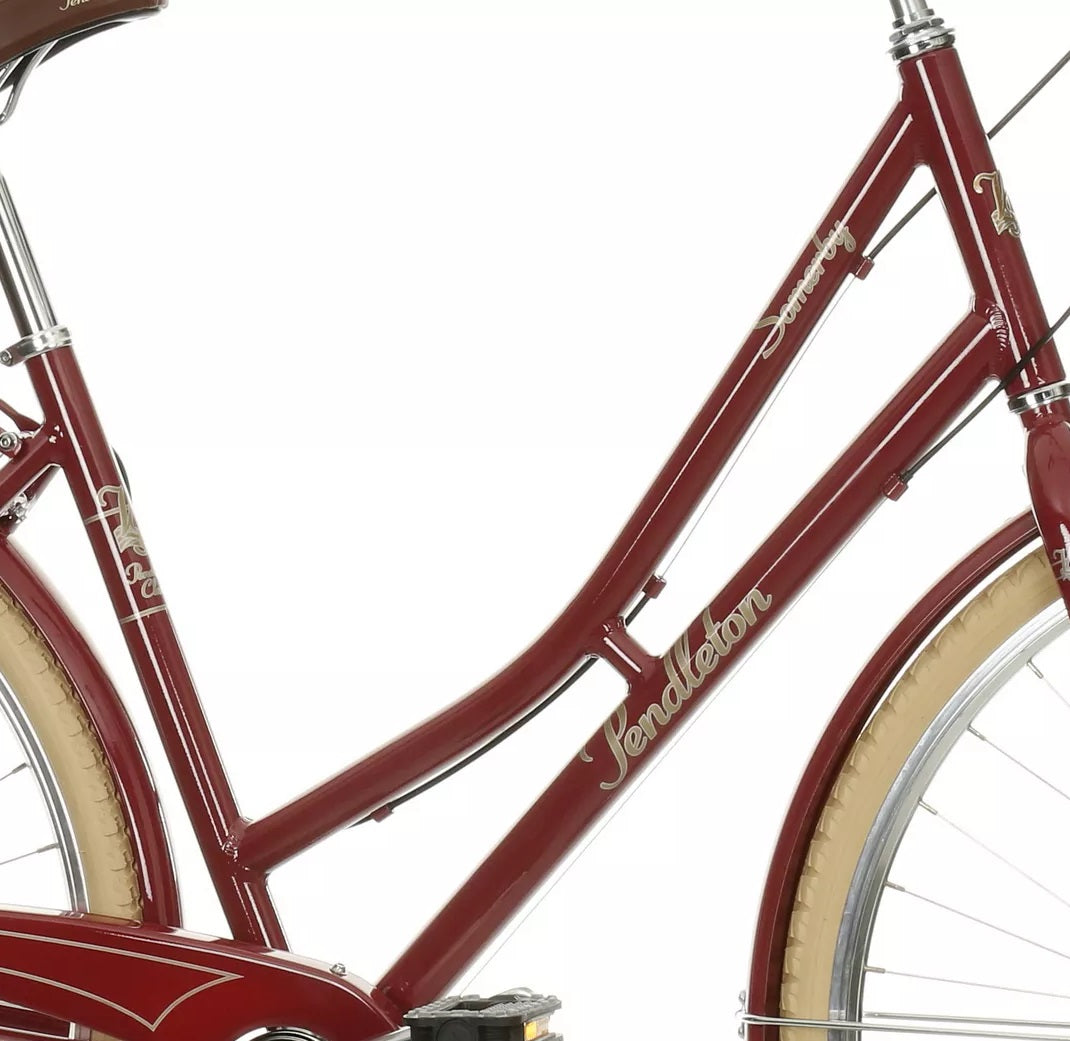 Pendleton Somerby Women's 7-Speed Hybrid Bike - Maroon Red - Small Frame