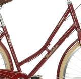 Pendleton Somerby Women's 7-Speed Hybrid Bike - Maroon Red - Small Frame