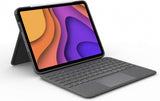 Logitech Folio Touch iPad Air 4th/5th Gen Keyboard Case with Trackpad - Grey - Kazoop 