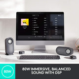 Logitech Z407 Bluetooth Wireless Computer Speakers & Subwoofer - Black - Kazoop 