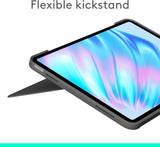 Logitech Combo Touch Backlit Keyboard Case for iPad Pro 13” (M4) - Graphite - Kazoop 