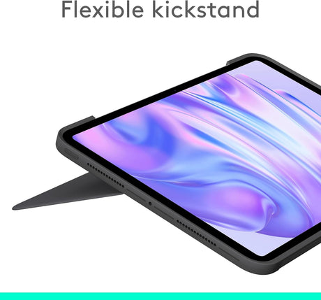 Logitech Combo Touch iPad Pro 11'' Detachable Backlit Keyboard Case - Grey