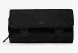 TUMI Hanging Toiletry Bag Travel Kit with Removable Pouch & Hook - Black