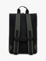 Rains Rolltop Waterproof 17L  Rucksack With Adjustable Strap Green - Large