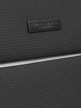John Lewis Vienna 4-Wheel 76cm Lightweight Large Soft Shell Suitcase - Black