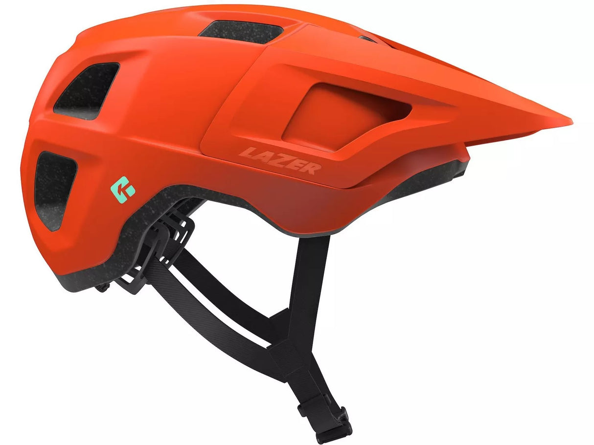 Lazer Lupo KinetiCore Adult Cycling Helmet - Matt Orange - One Size 55-61cm