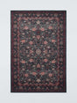 John Lewis Royal Heritage Floral Wool Pile Rug L200 x W135cm - Green/Red - Kazoop 