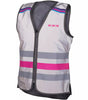 Wowow Lucy High Visibility Full Reflective Vest with Zip - Size XL - Pink - Kazoop 