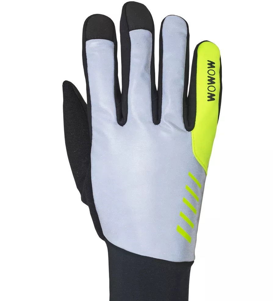 Wowow Night Stroke Cycling Windproof Breathable Winter Gloves - X Large - Kazoop 