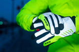 Wowow Night Stroke Cycling Windproof Breathable Winter Gloves - X Large - Kazoop 