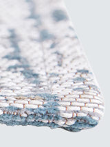 Louis De Poortere Abstract Streaks Rug L280 x W200cm - Long Island Blue