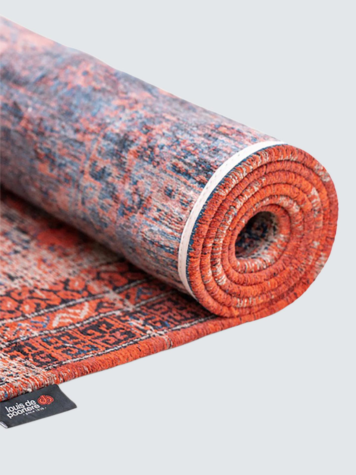 Louis De Poortere Hadschlu Rectangular Polyester Rug - Red L180 x W120 cm