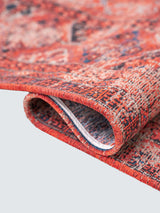 Louis De Poortere Hadschlu Rectangular Polyester Rug - Red L180 x W120 cm