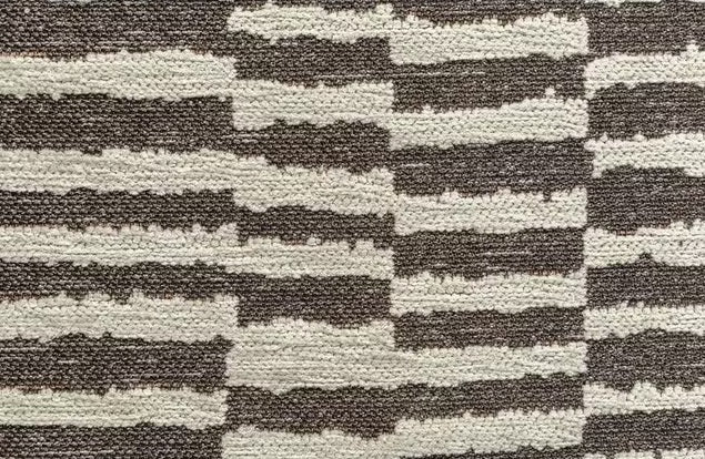 Louis De Poortere Berber Caidal Rectangular Rug L240 x W170cm - Black/White