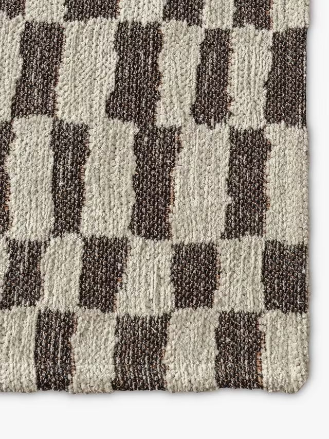 Louis De Poortere Berber Caidal Indoor Rug L280 x W200cm - Black/White - Kazoop 