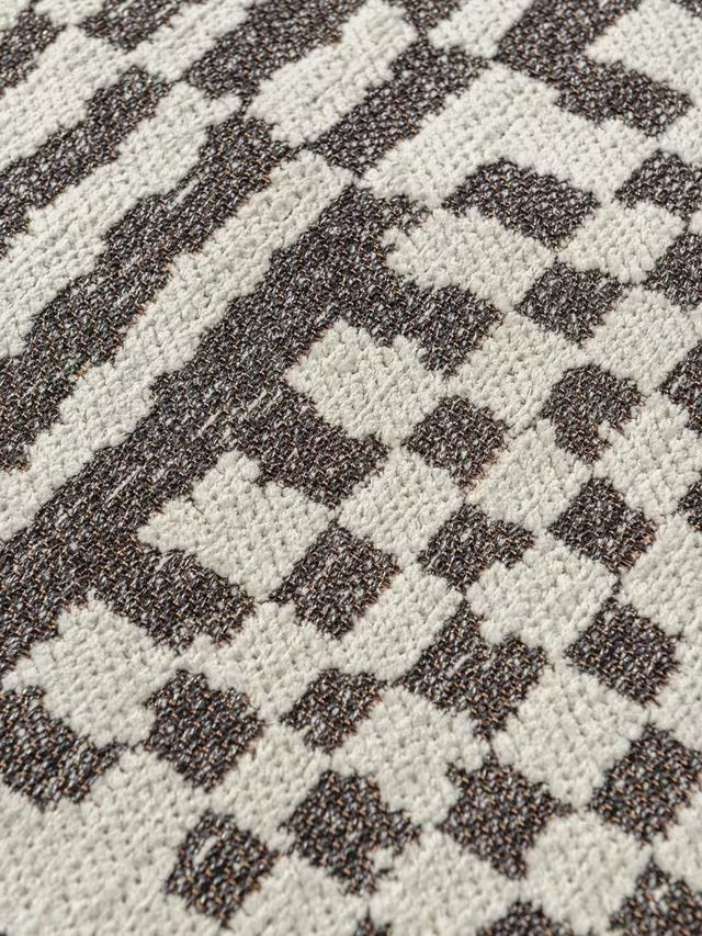 Louis De Poortere Berber Caidal Indoor Rug L280 x W200cm - Black/White - Kazoop 