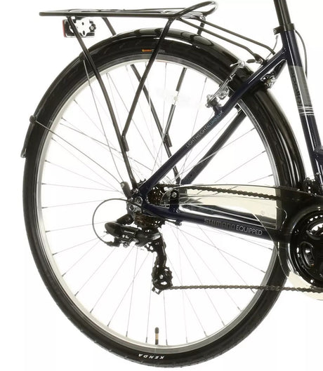 Apollo Elyse Womens 21-Speed 700c Alloy Hybrid Bike - Medium Frame - Navy