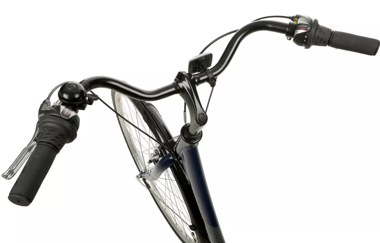 Apollo Elyse Womens 21-Speed 700c Alloy Hybrid Bike - Medium Frame - Navy