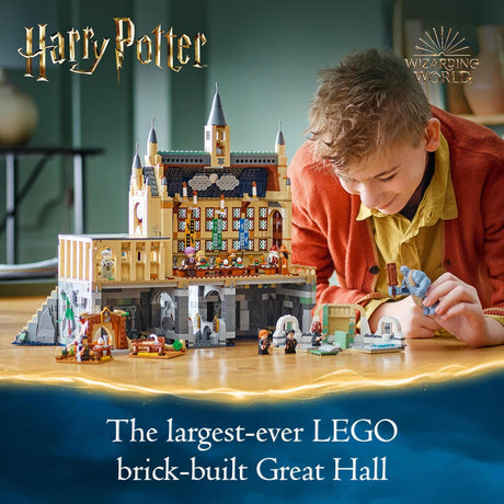 LEGO Harry Potter 76435 Hogwarts Castle: The Great Hall Toy Playset - Kazoop 