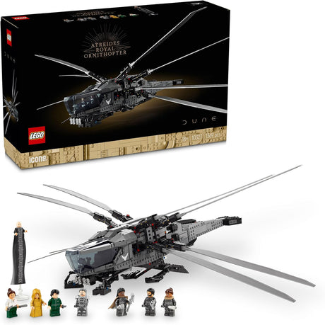 LEGO 10327 Icons Dune Atreides Royal Ornithopter Model Kit for Adults - Kazoop 