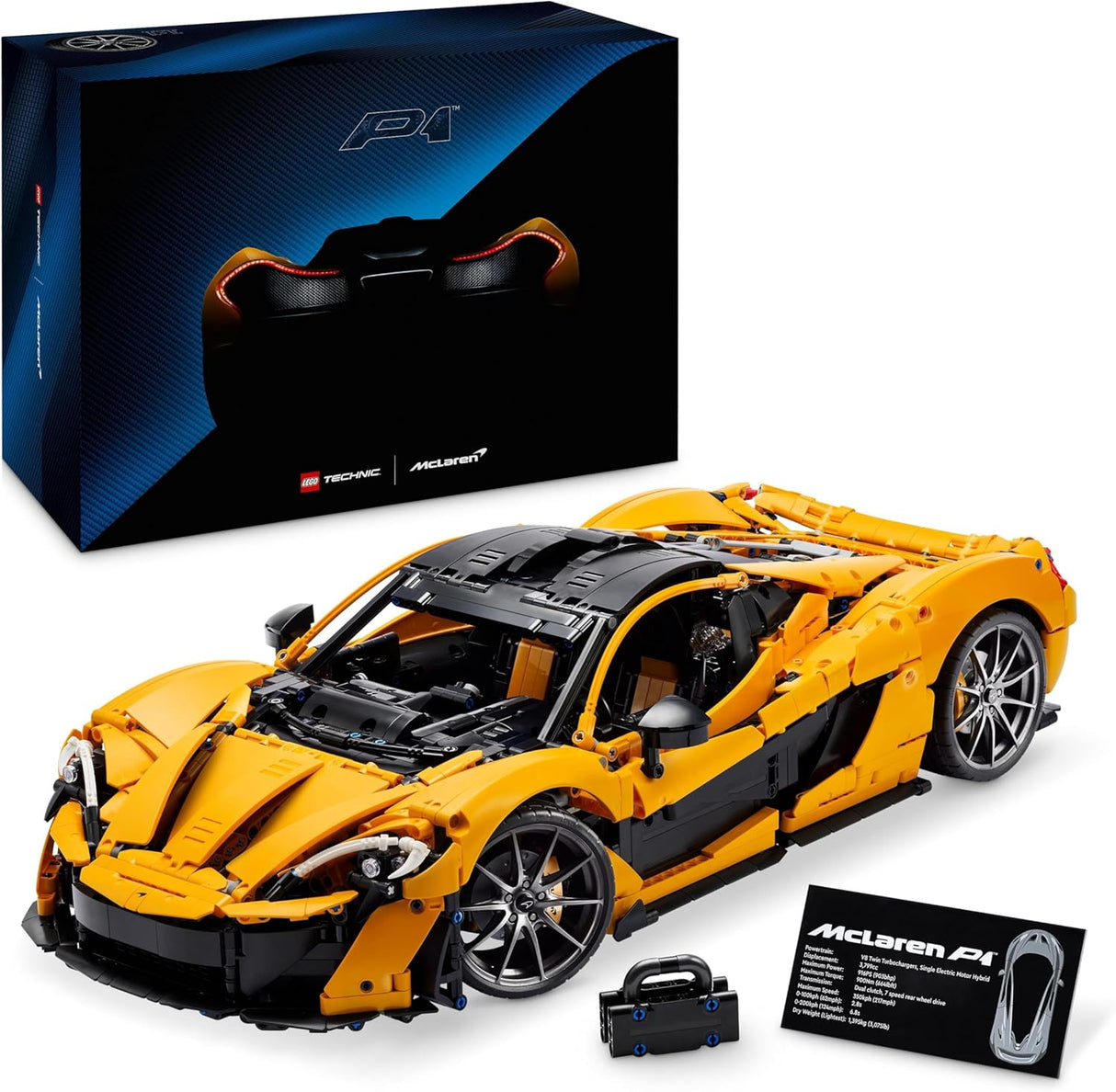 LEGO Technic Ultimate 42172 McLaren P1 Car Building Set for Adults - Kazoop 