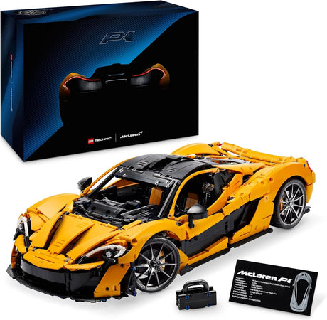 LEGO Technic Ultimate 42172 McLaren P1 Car Building Set for Adults - Kazoop 