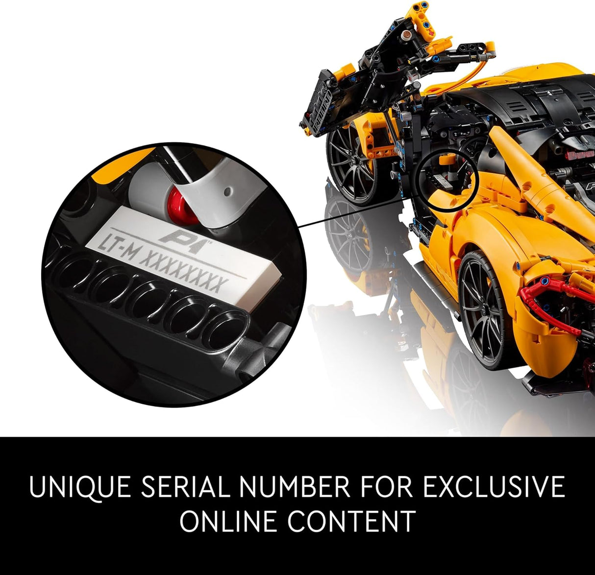 LEGO Technic Ultimate 42172 McLaren P1 Car Building Set for Adults - Kazoop 